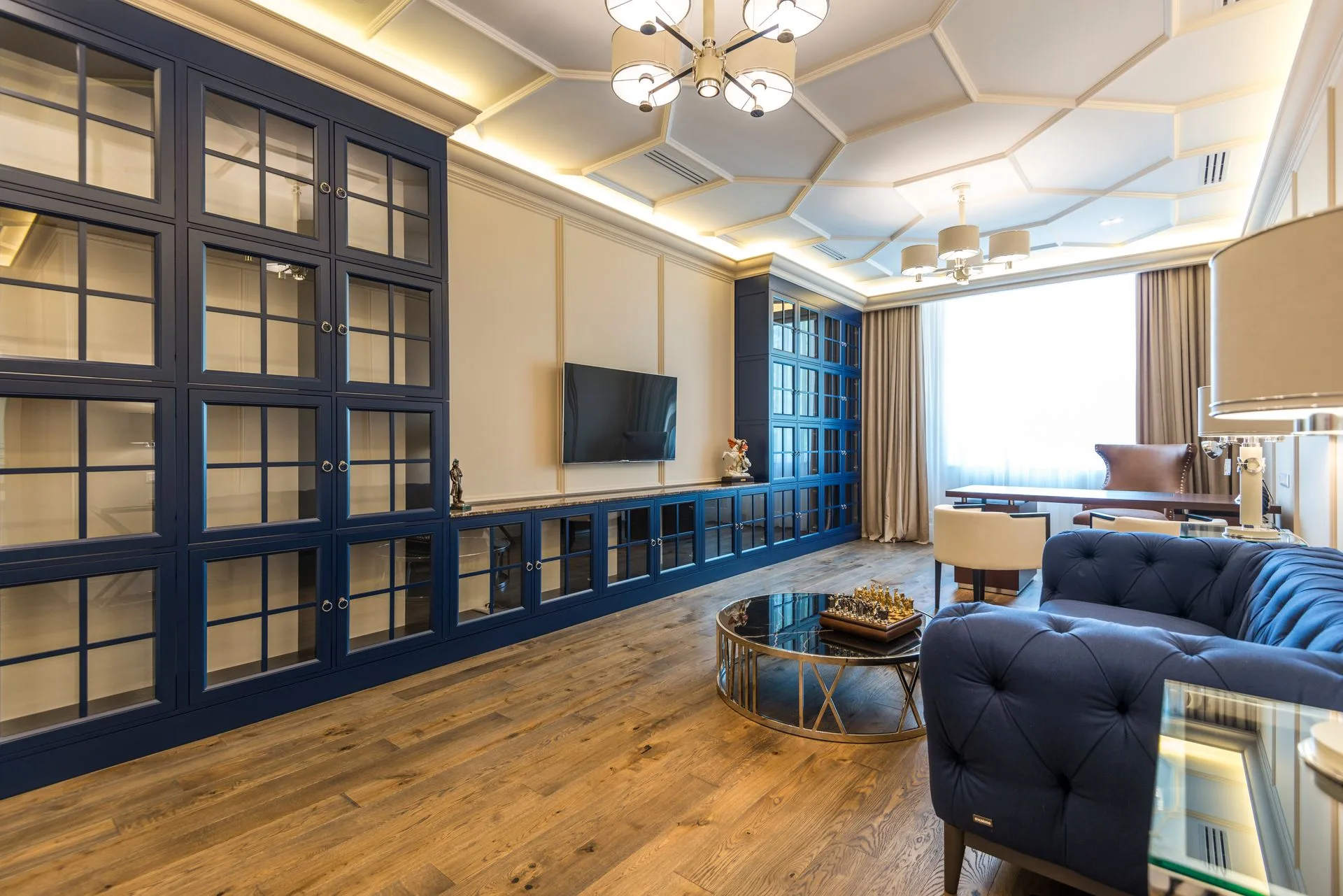 Elegant city apartment with luxury furnishings